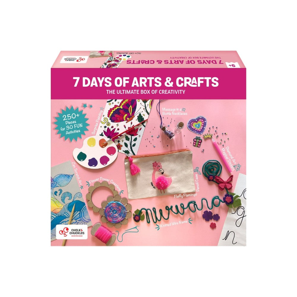 Chalk And Chuckles 7 Days of Arts and Craft Kit Canvazo
